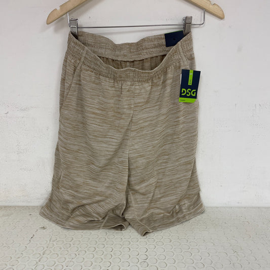 DSG Men's Novelty Textured Training Short CLASSIC KHAKI / PURE WHITE DAM20114N