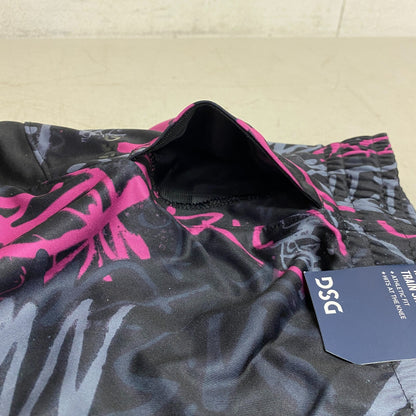 DSG Boys Knit Training Short Multi Tagger Pure Black Athletic fit DAB13103PRT