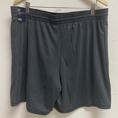 DSG Women's 7â Mesh Shorts with Pockets Carbon Grey Relaxed Mid-Rise DAW39137M