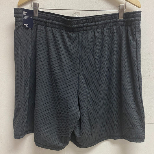 DSG Women's 7â Mesh Shorts with Pockets Carbon Grey Relaxed Mid-Rise DAW39137M