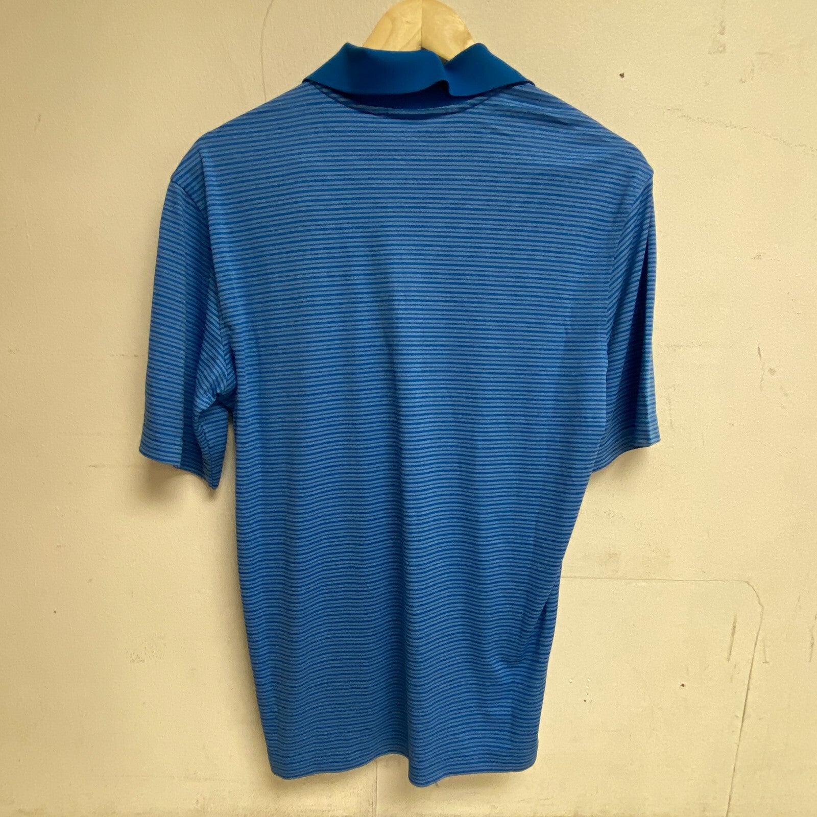 Walter Hagen Men's Essentials Stripe Polo Nobility Blue MGA11371SP22N Brand New