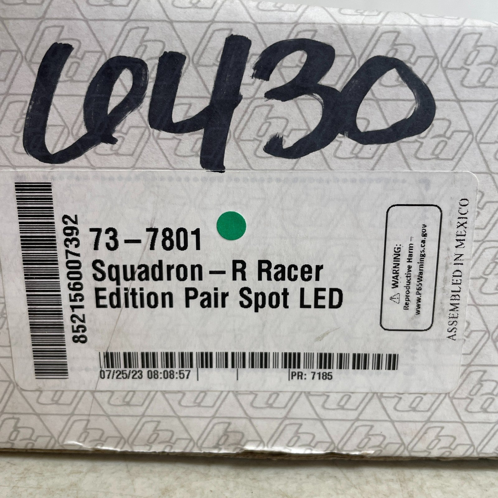 Baja Designs 737801 Squadron-R Racer Spot LED Light Pair 4,300 lm 2-Pack