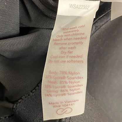 Calia Women's Top Swim Tie front Tankini Pure Black WSA22302 Brand New!