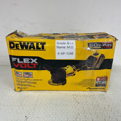 DEWALT FLEXVOLT 60V MAX Brushless Angle Grinder Kit DCG418X1 Kickback Protection