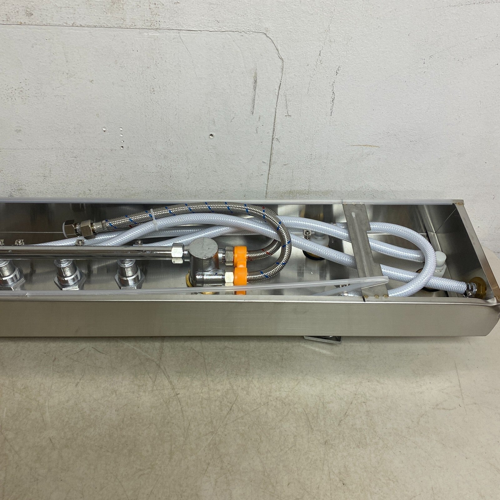 Signature Hardware Shelton Thermostatic Stainless Steel Shower Panel SH441116