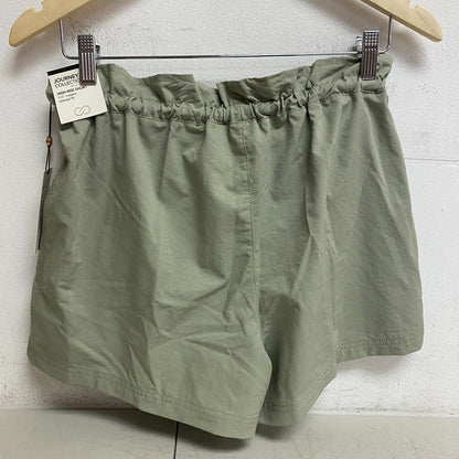 Calia Women Journey High Rise Relaxed Woven Paperbag Short Smudge Sage WAX12303