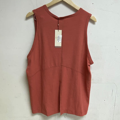 CALIA Women's Split Back Muscle  Relaxed Fit Tank Rose WAX11223