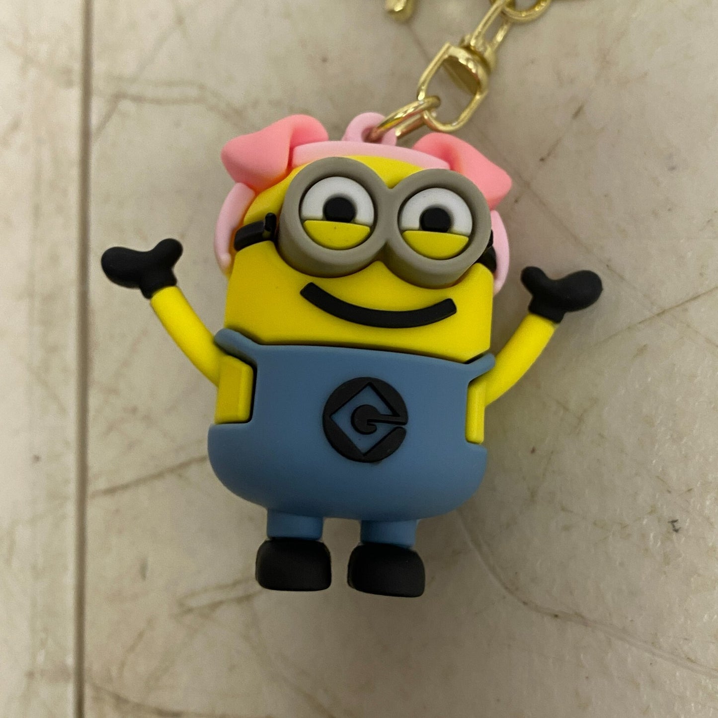Assorted Silicone Despicable Me Minions Keychain Pig Minion Accessory