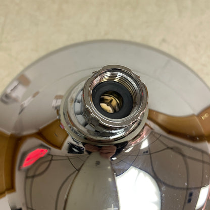 allen + roth Nevis 6-Settings Chrome 5-in Round Dual/Combo Shower Head 1.8 GPM