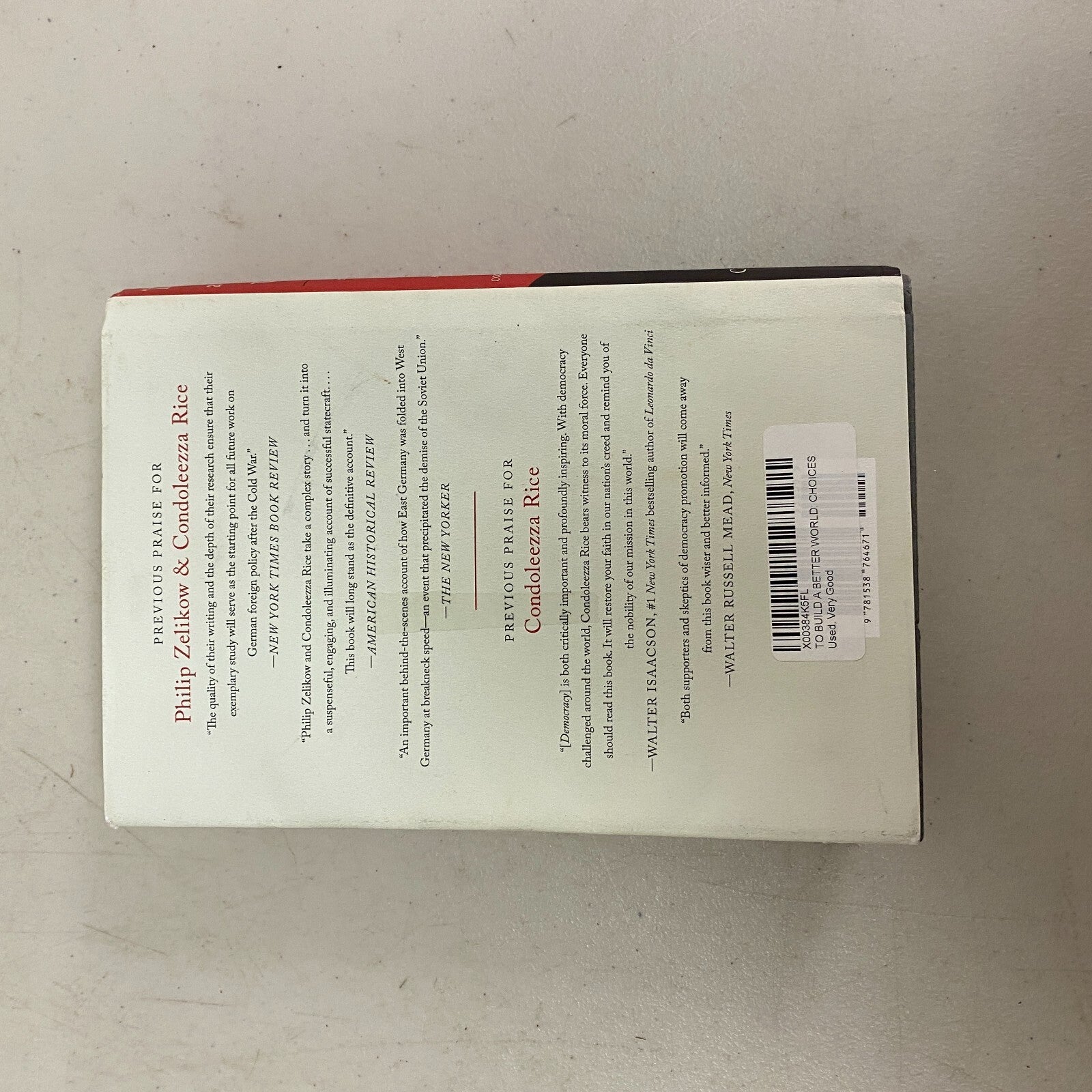 To Build a Better World: Choices to End the Cold War and Create a Gl - VERY GOOD