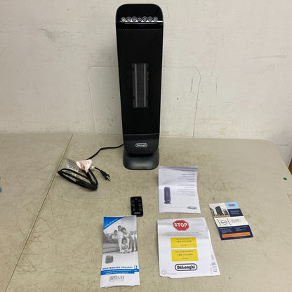 Delonghi 1500W Ceramic Tower  Space Heater w/ Thermostat And Remote 5697584