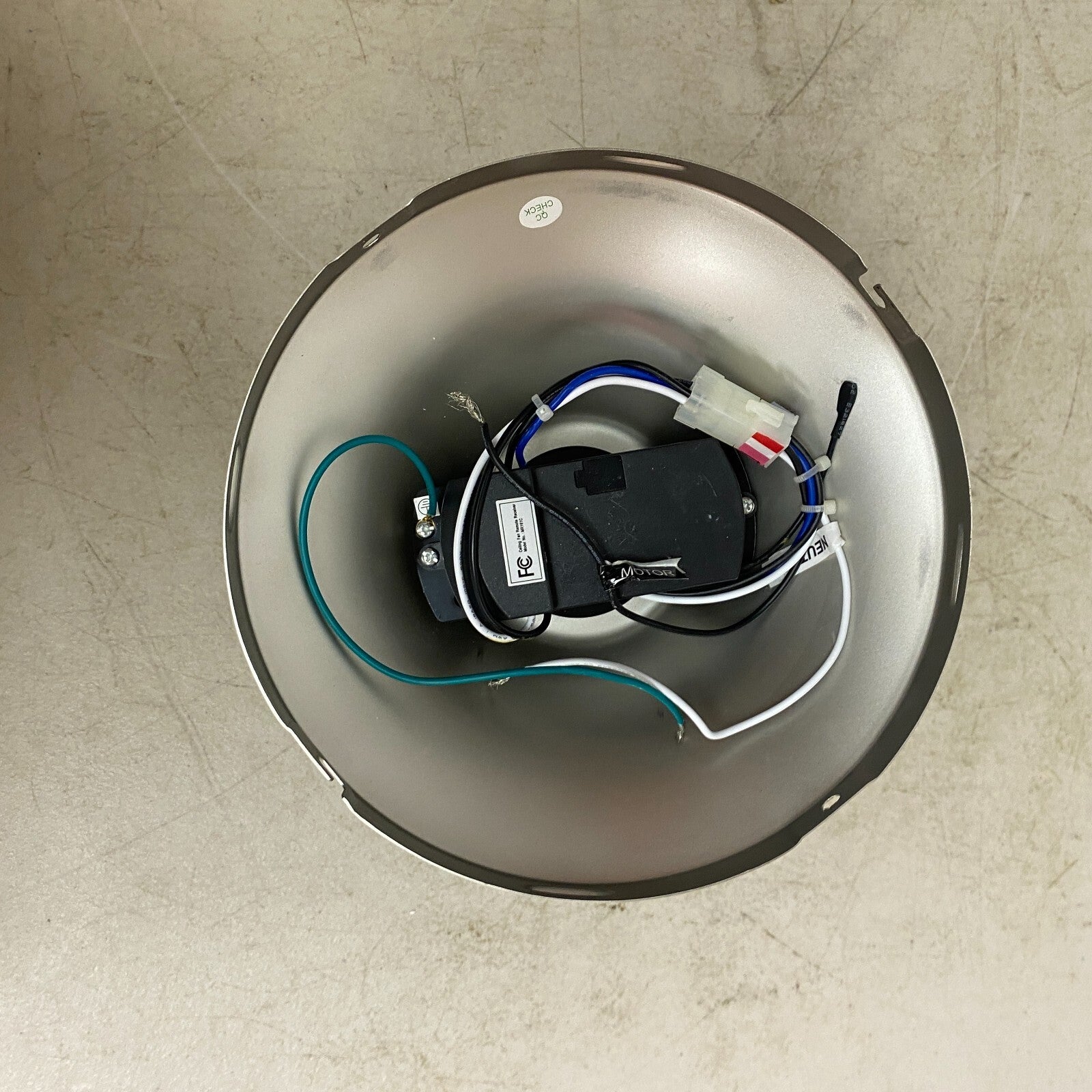 Harbor Breeze Mazon Brushed Nickel Finish Ceiling Fan 44 inch Model # 0807421