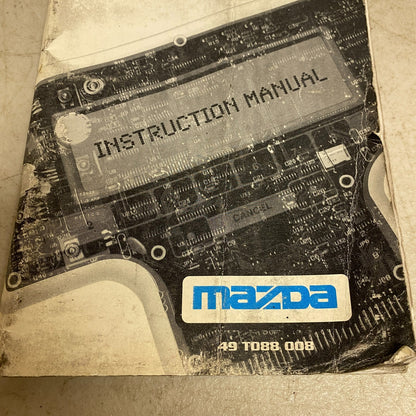 Mazda NGS Instruction Manual 2490-840 , #783-1CP