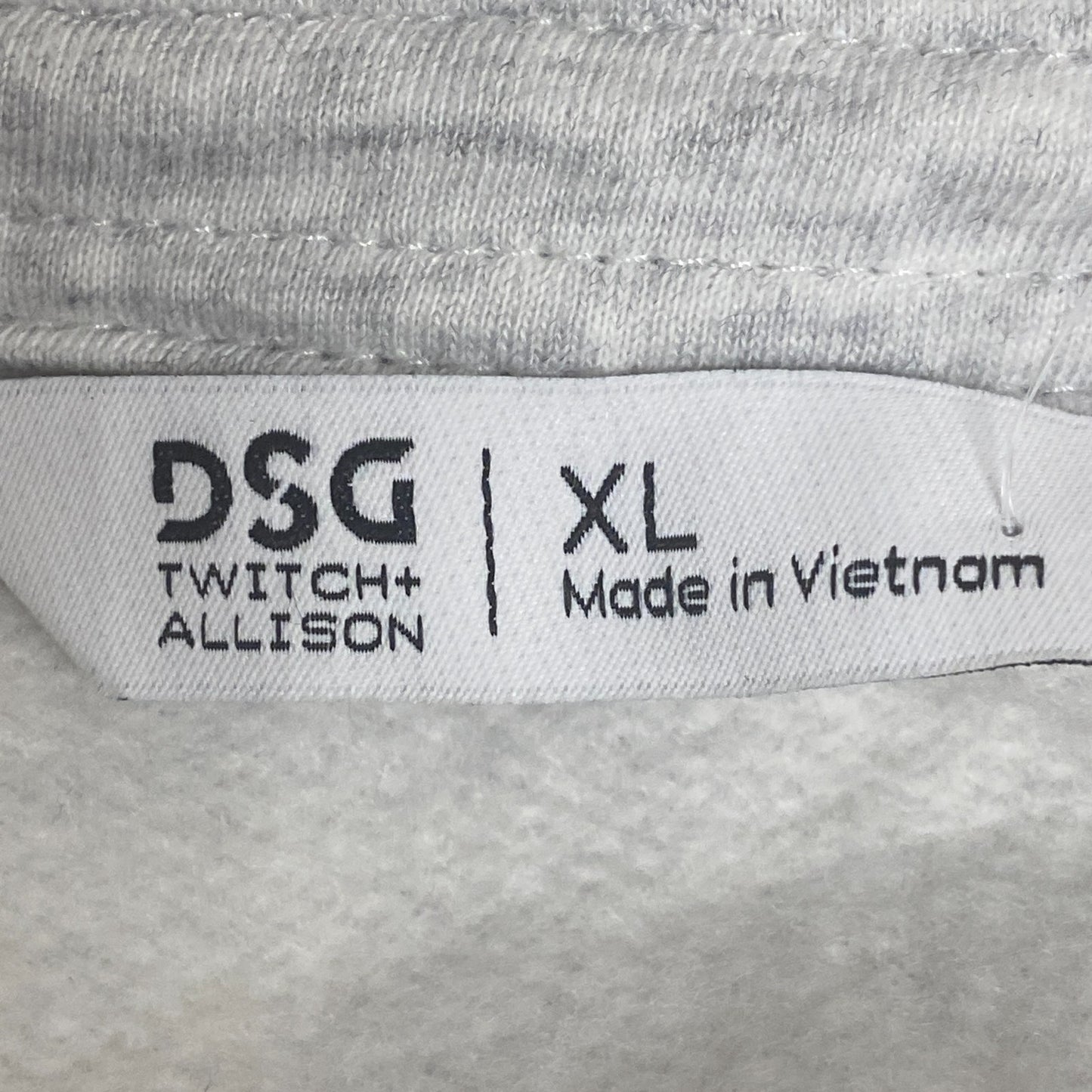 DSG Womenâs Favorite Fleece Henley Sweater Light Heather Grey BOSSW13400H