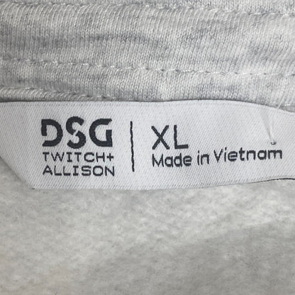 DSG Womenâs Favorite Fleece Henley Sweater Light Heather Grey BOSSW13400H