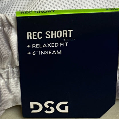 DSG Men's 6" Rec Shorts Palm Life Pure White Floral Stylish Relaxed DAM12111PRT