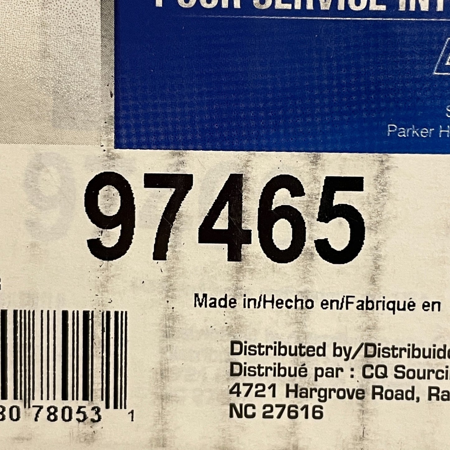 Carquest 97465 Engine Air Filter Radial-Seal Primary High Flow OE Fit