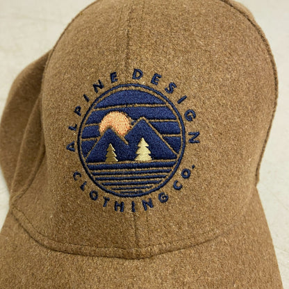 Alpine Design Men's Faux Melton Patch Cap, Olive