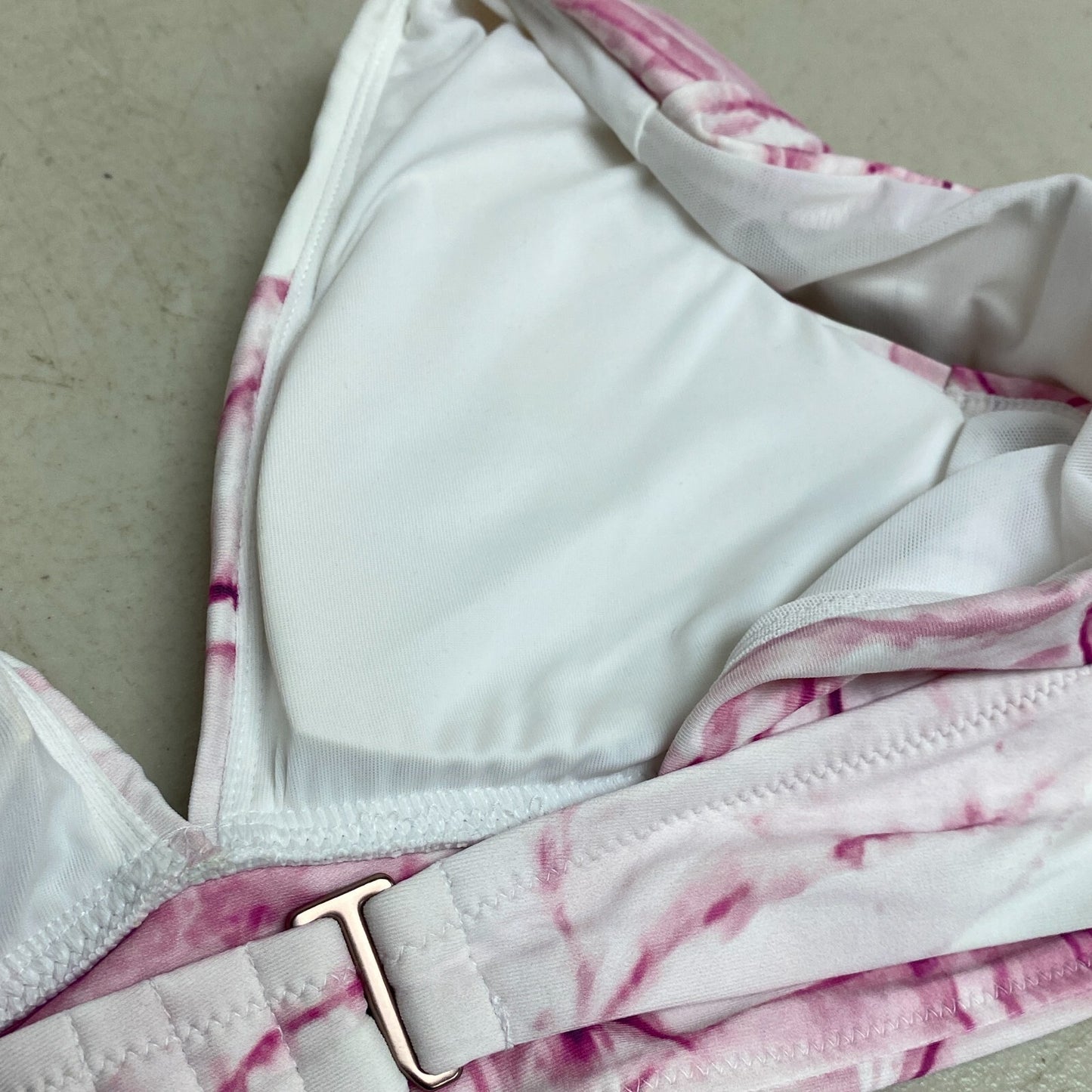 CALIA Women's Wide Shoulder Strap Square Neck Long Line Swim Top Floral Flourish