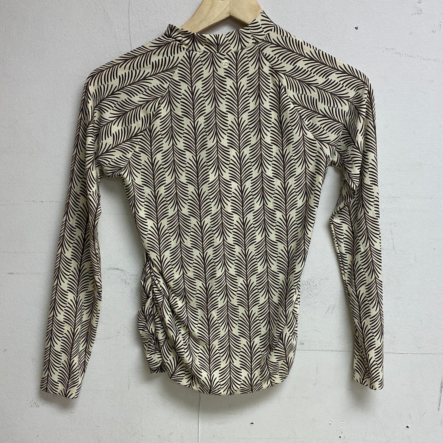 CALIA Women's Long Sleeve Rashguard Shirt White/Black WSA23800PRT BRAND NEW