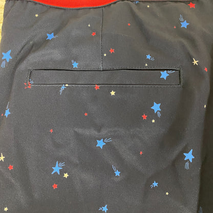 Lady Hagen Womenâs Contrast Trim Print Skort Navy Star Print WGH17450 Golf