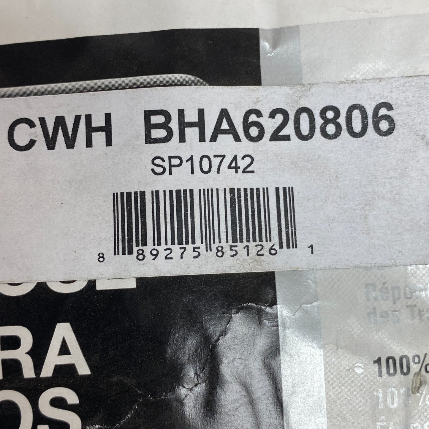 CARQUEST Brake Hydraulic Hose Black EPDM Rubber Model BHA620806