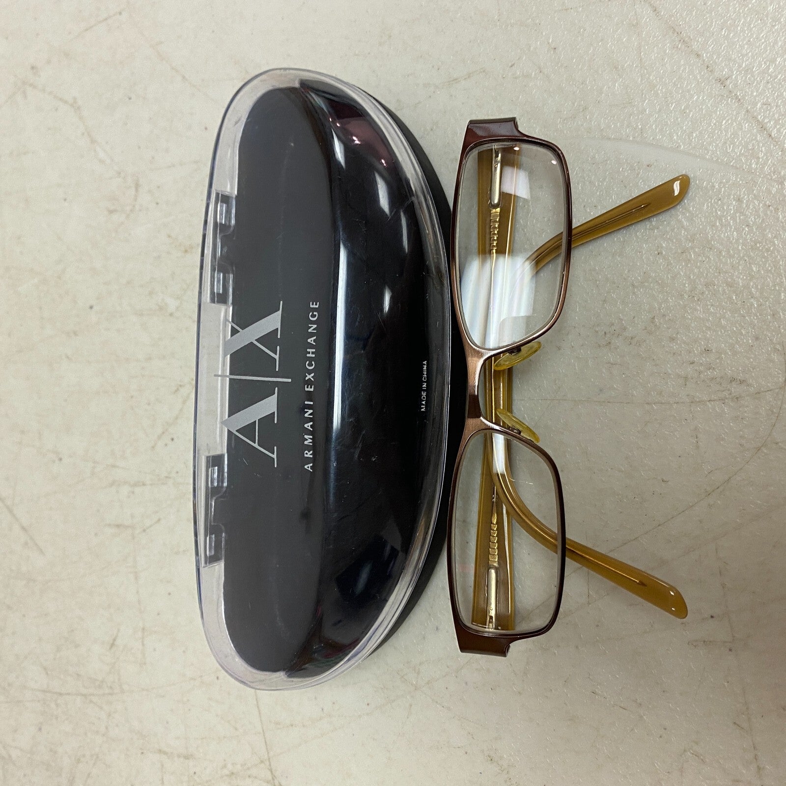 Diesel Women Eyeglasses Patterned glasses 8/3 51-17 Brown/Beige  USED -VERY GOOD