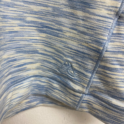 Alpine Design Womens W AD Field Knit Long Sleeve Mock Neck Sparkling Water Space