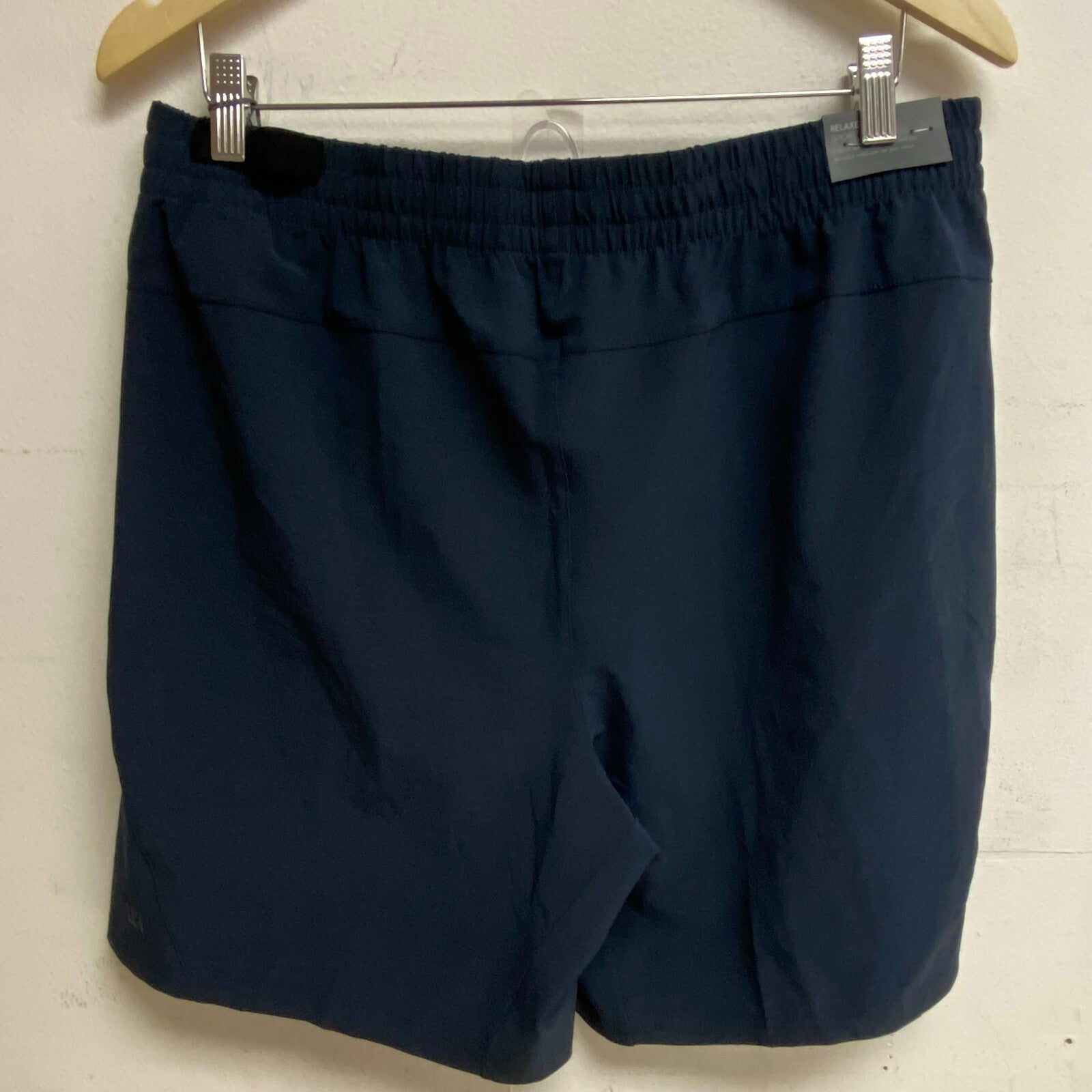 VRST Mens Elevate 8" inseam Run Shorts Darker Ardosia Blue Relaxed MAX231403