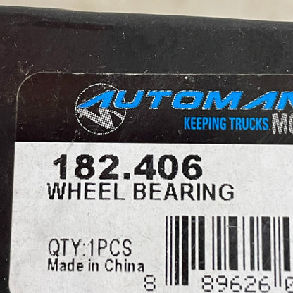 Automann Wheel Bearing Kit Heavy‑Duty Tapered Roller Set Steel 182.406