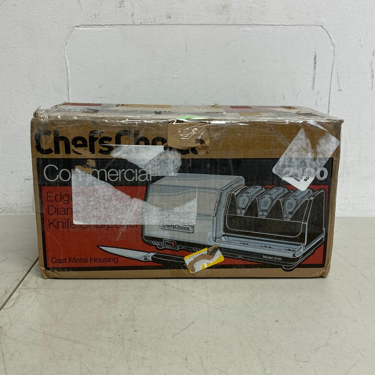 CHEFS CHOICE 2100 COMMERCIAL SHARPENER 3 STAGE 20 DEG TRIZOR INCLUDES 20 DEG,,,,