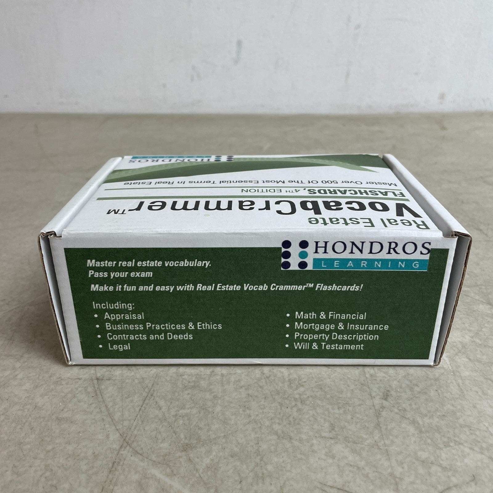 Hondros Learning Real Estate Flashcards Vocabulary Crammer 4th Edition Study