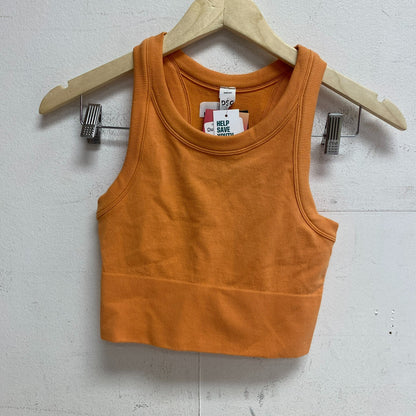 DSG X TWITCH+ALLISON Cotton Seamless Tank Light Orange Solid BOSSW13701