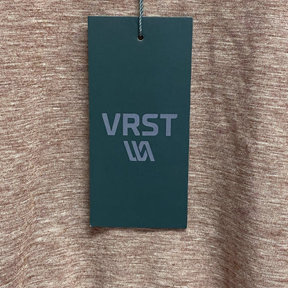 VRST Mens Icon Tee Heather Earth Brown Short Sleeve Crew Neck MAX100330H