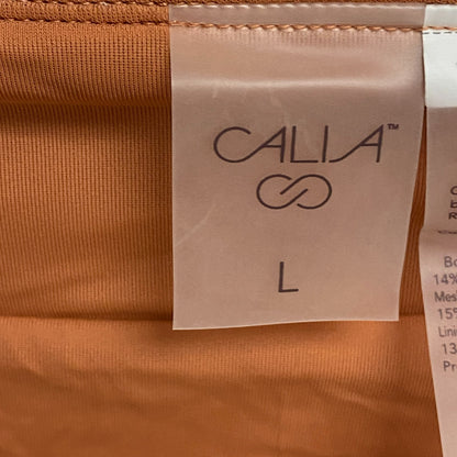 Calia Women's Wide Banded High Rise Swim Bottom APRICOT AURA WSA23408N