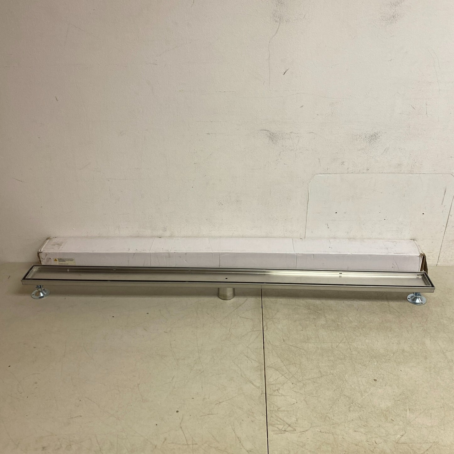Signature Hardware 48" Cohen Linear Tile-In Shower Drain - Brushed Stainless S.