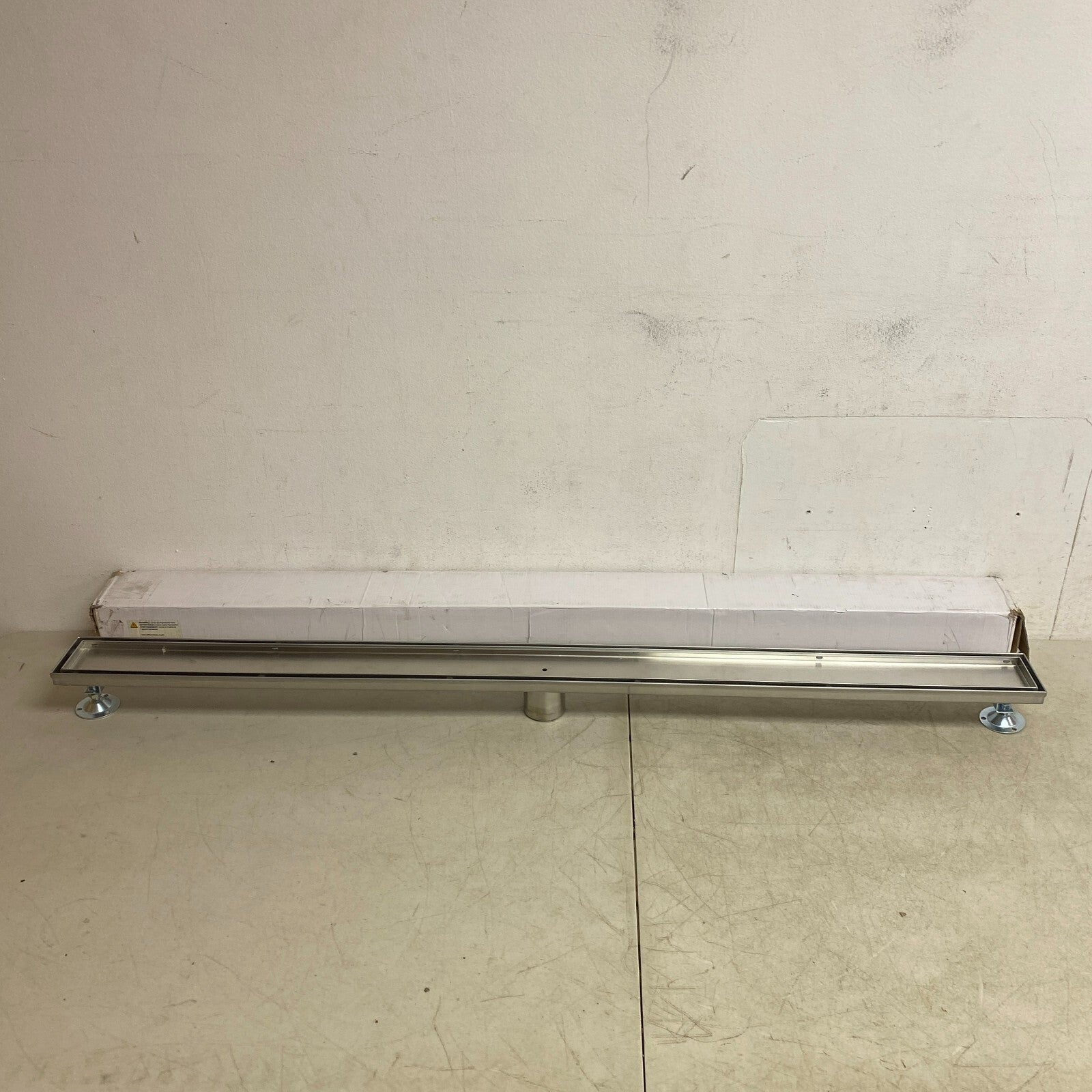 Signature Hardware 48" Cohen Linear Tile-In Shower Drain - Brushed Stainless S.