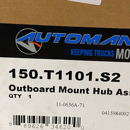 Automann Outboard Mount Hub Assembly w/ Studs 150.T1101.S2 for Truck Axles