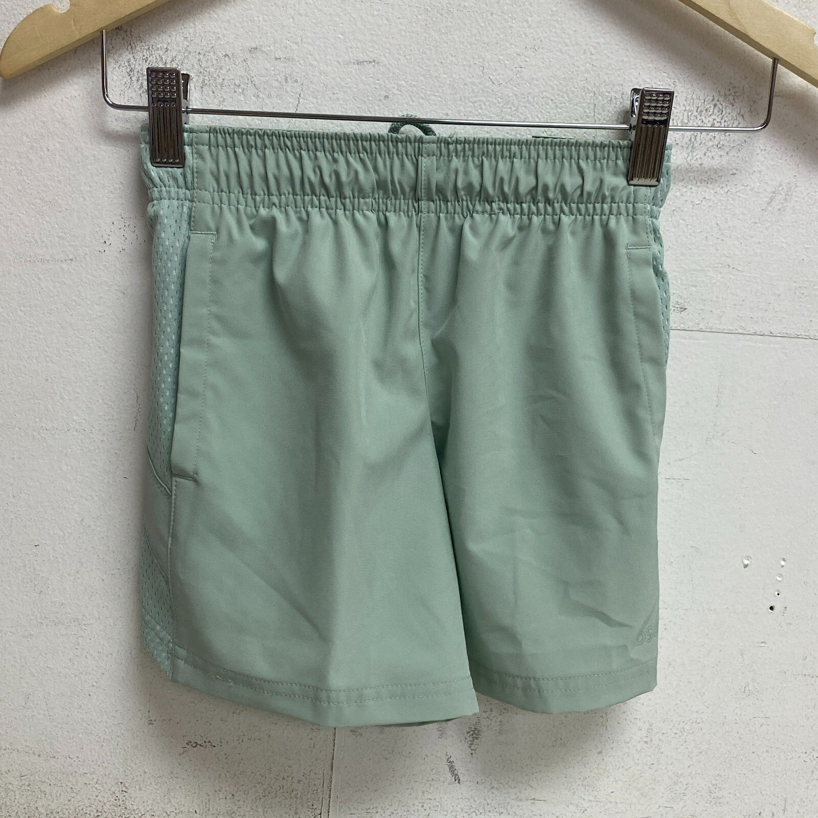 DSG Boys Training Woven Short Light Sage Athletic Solid Summer Stylish DAB12104