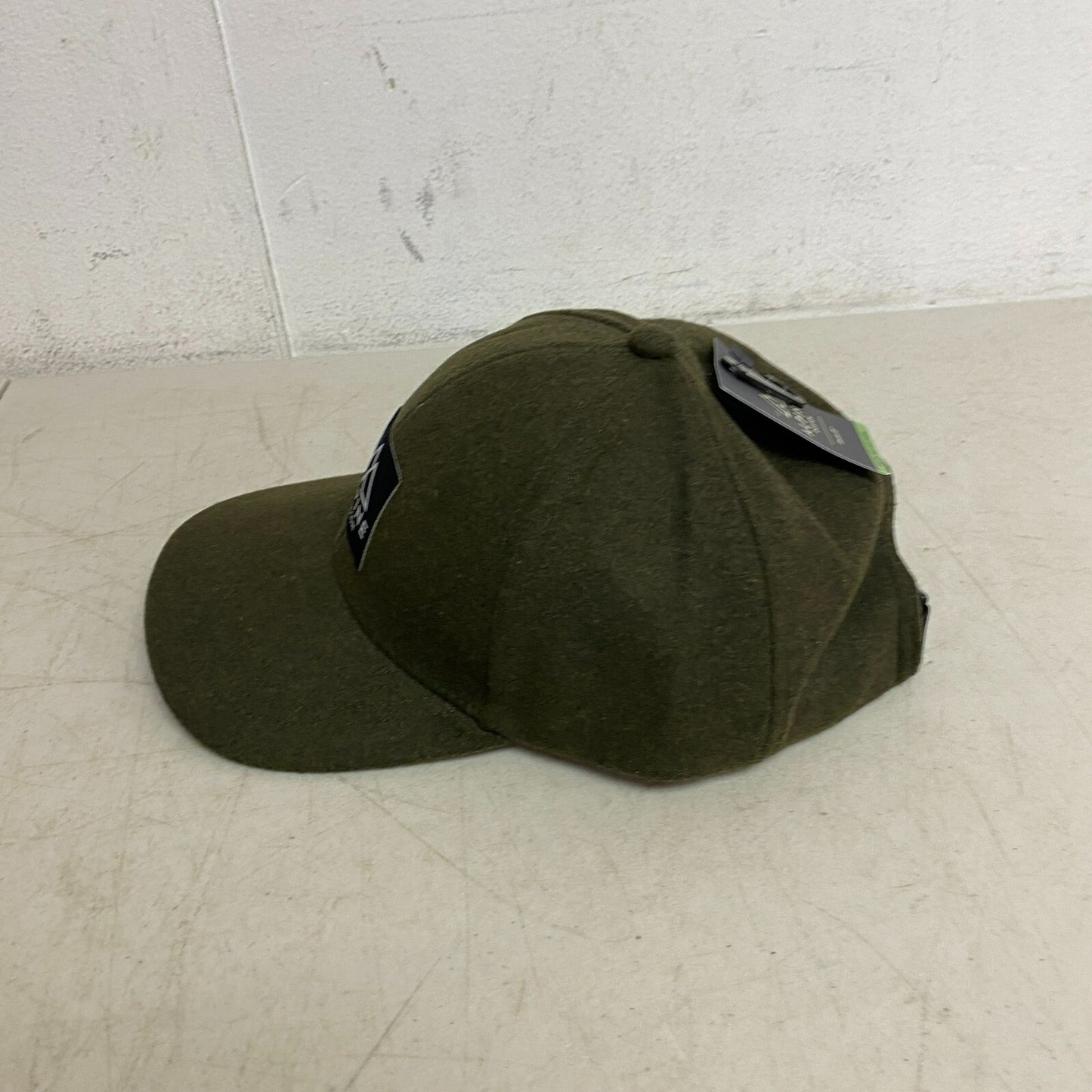 Alpine Design Men's Faux Melton Patch Cap, Olive ADMA4000