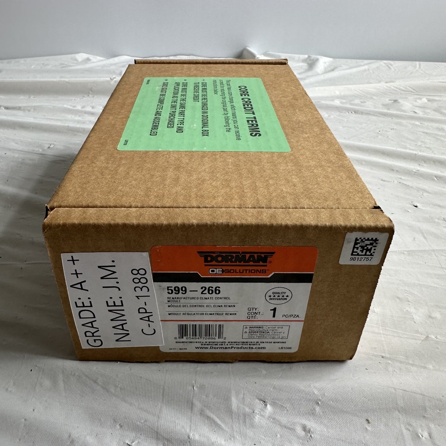 Dorman 599-266 Reman HVAC Climate Control Module for 1999-2002 GM Trucks