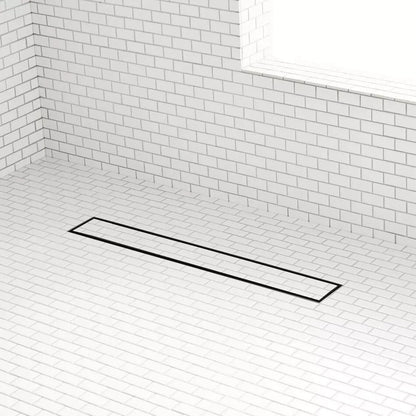 Signature Hardware 24" Cohen Linear Tile-In Shower Drain - Matte Black