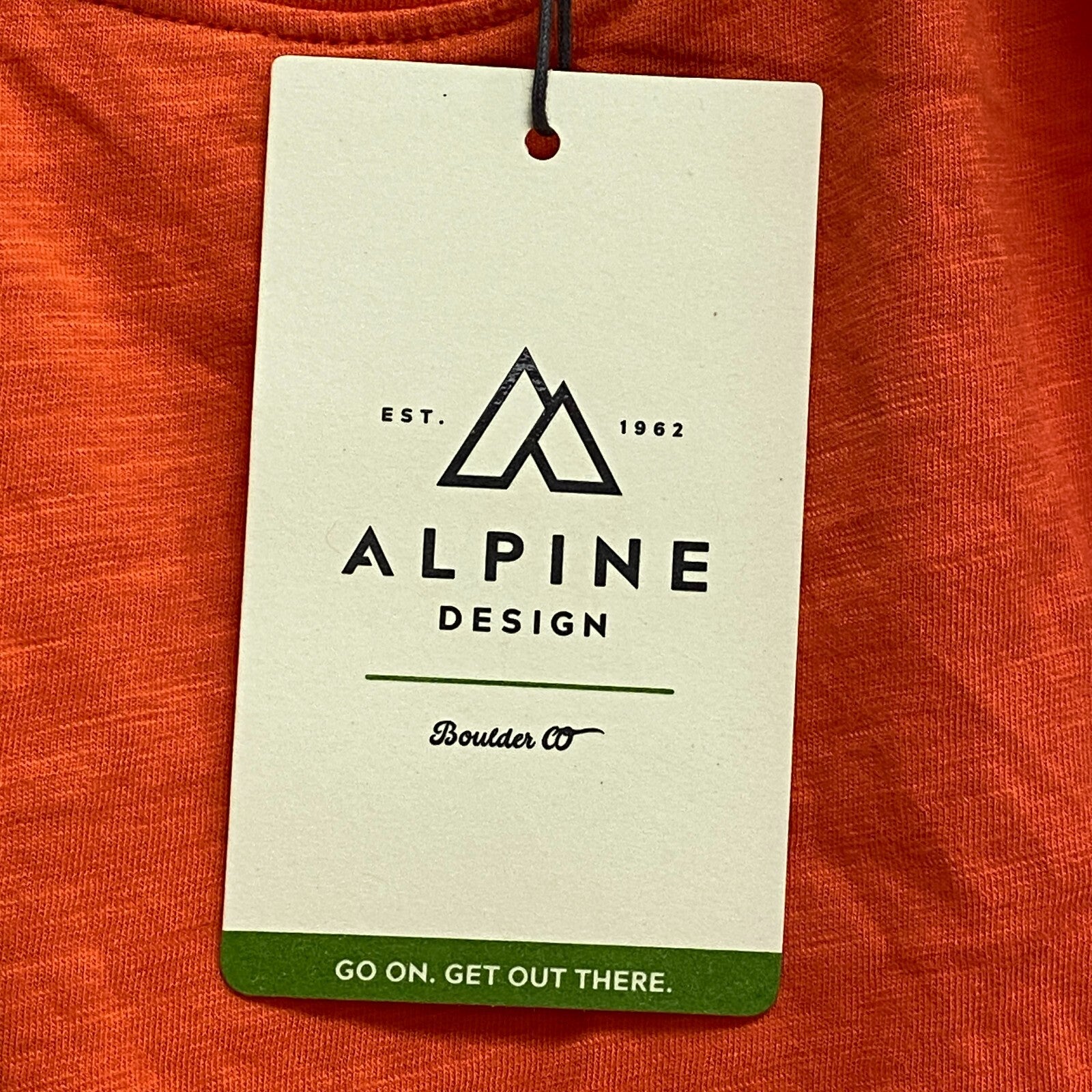 Alpine Design Womens W AD Slub Tank Spicy Salsa Sleeveless Solid ADW13100