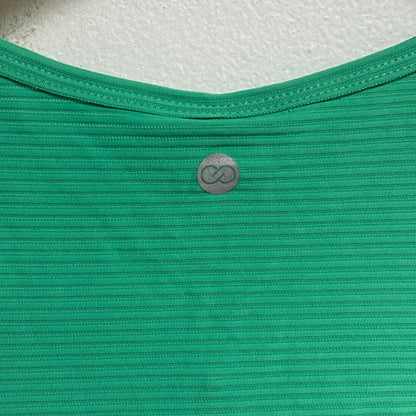 Calia Women's Scoop Racer Tank Top Green Glow WAX11205S Sleeveless BRAND NEW