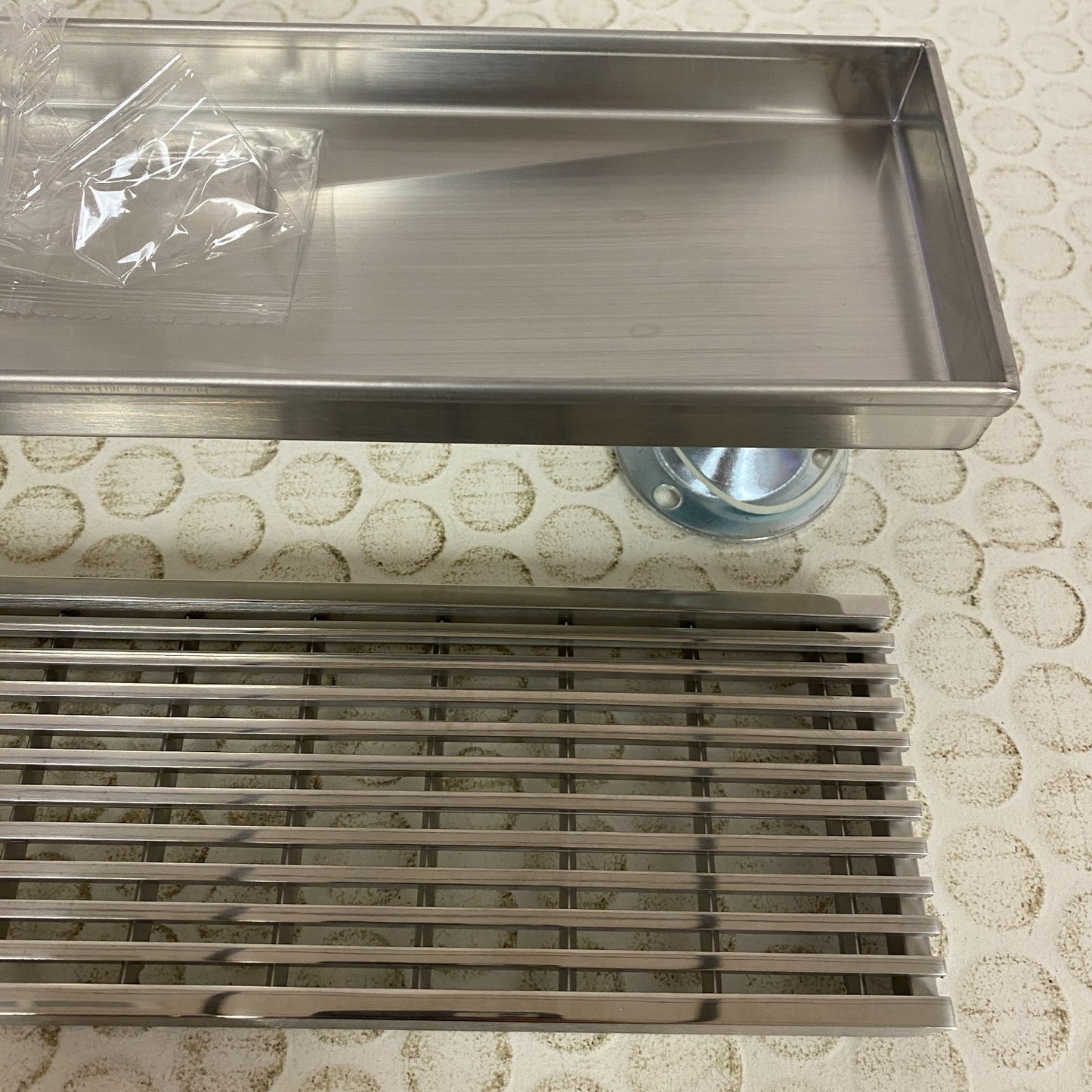 Signature Hardware 24" Carmen Linear Shower Drain Polished Stainless Steel