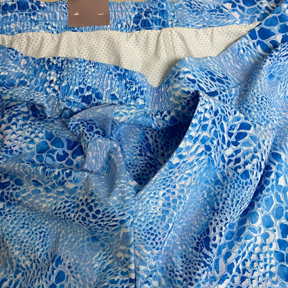 Calia Women's 16" Length Birdie Athletic Skort Blue Turtle Print WCG17020PS23