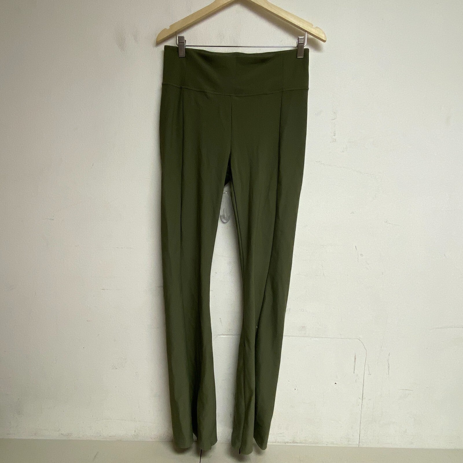 CALIA Women's Sculpt Flare Zipper Leg Pant Dark Olive WAX32296VC BRAND NEW