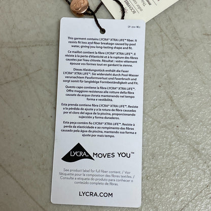 Calia Women's Swim Collection Mid-Rise Bottoms Orange Multi WSA23414PRT New!