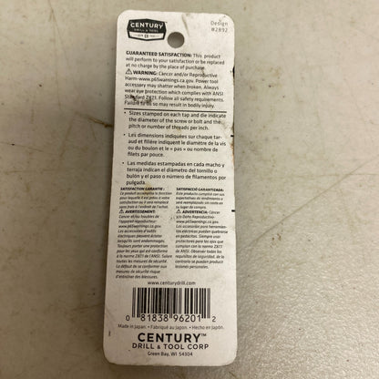 Century Drill & Tool 1/4‑20 NC Coarse Hexagon Die Carbon Steel 96201