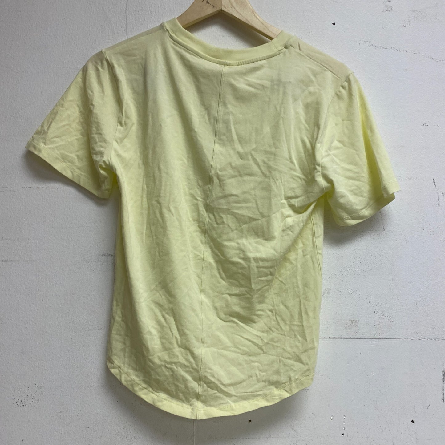 Calia Women's Everyday Relaxed CrewNeck T-Shirt  Lemon Sorbet WAX11251 Brand New
